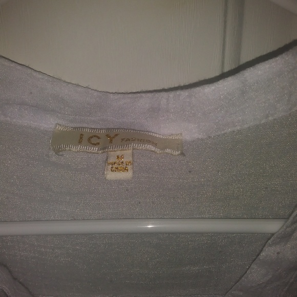 Ladies Linen 3/4 sleeve Blouse - Picture 3 of 5